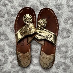 Jack Rogers Women's Gold Sandals